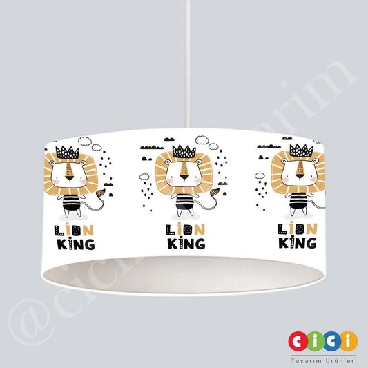 Lion King Aslan Gökkuşağı Çocuk Odası Avize